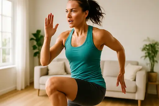 "High-Energy HIIT: Intensity in the Living Room"


